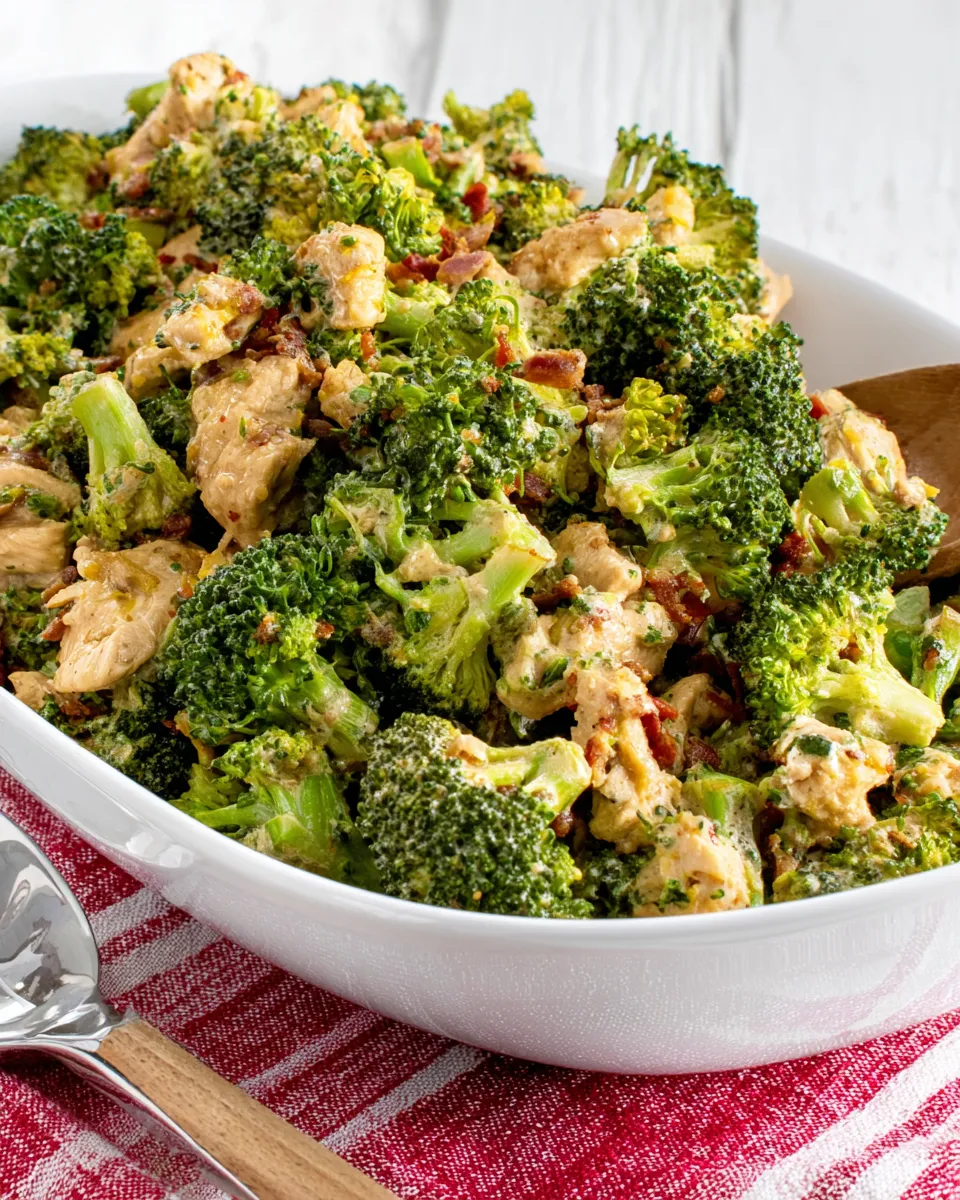 Classic Chicken Broccoli Salad dish photo