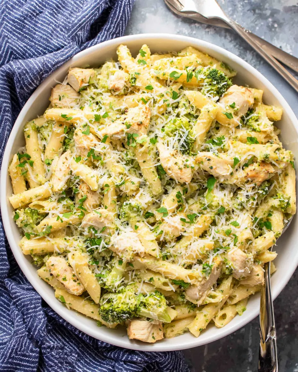 Classic Chicken Broccoli Ziti recipe image