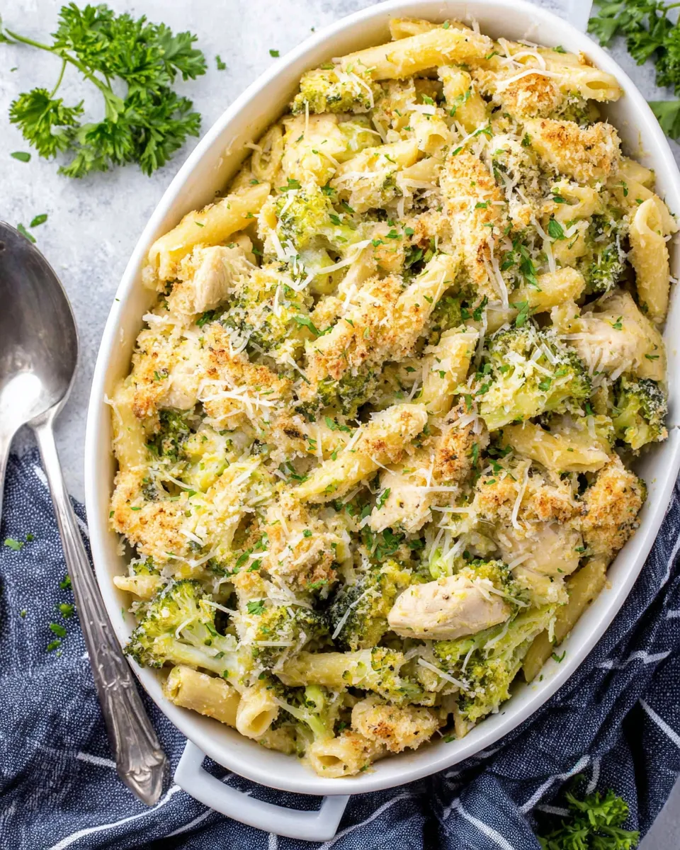 Easy Chicken Broccoli Ziti dish photo