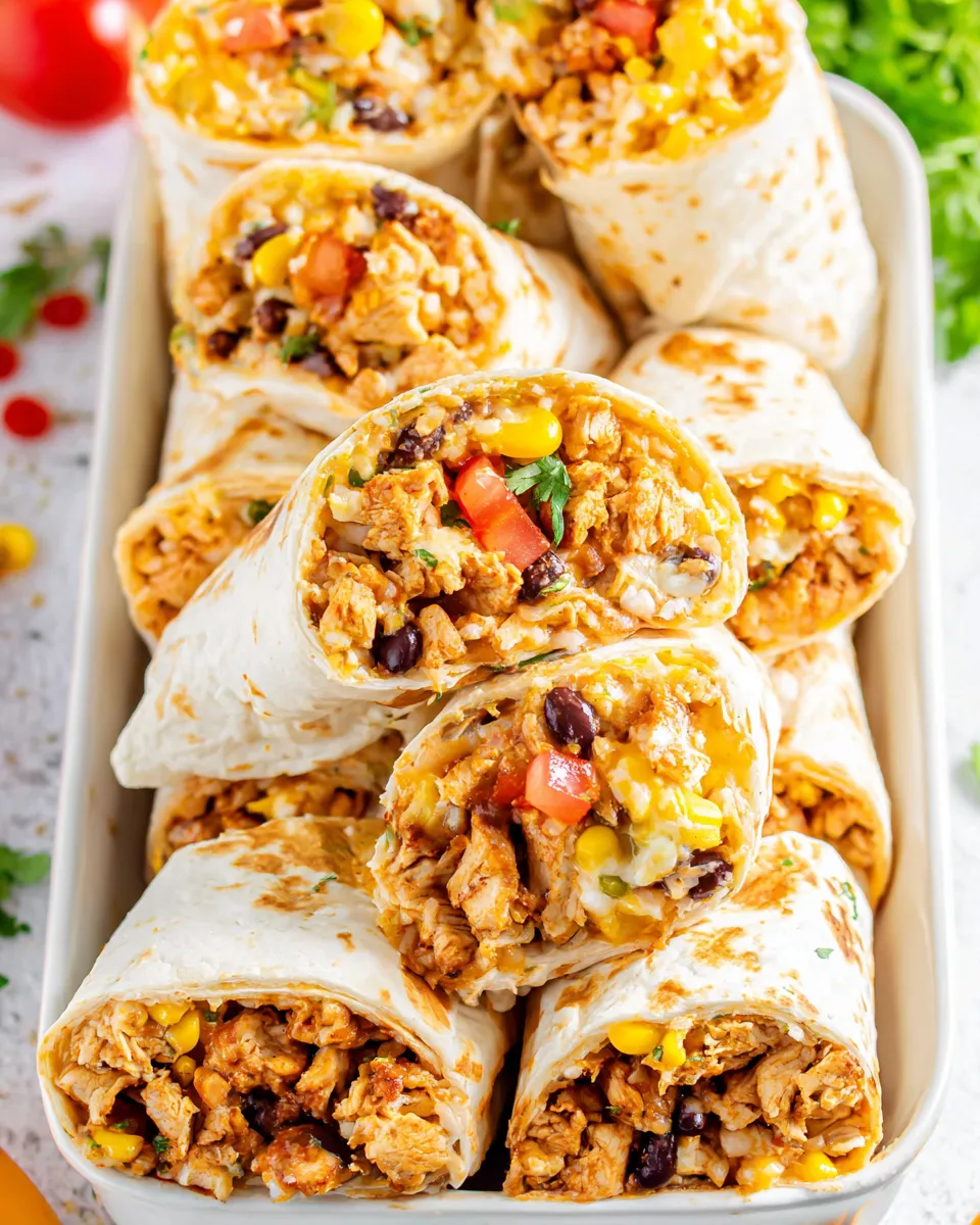Homemade Chicken Burritos photo