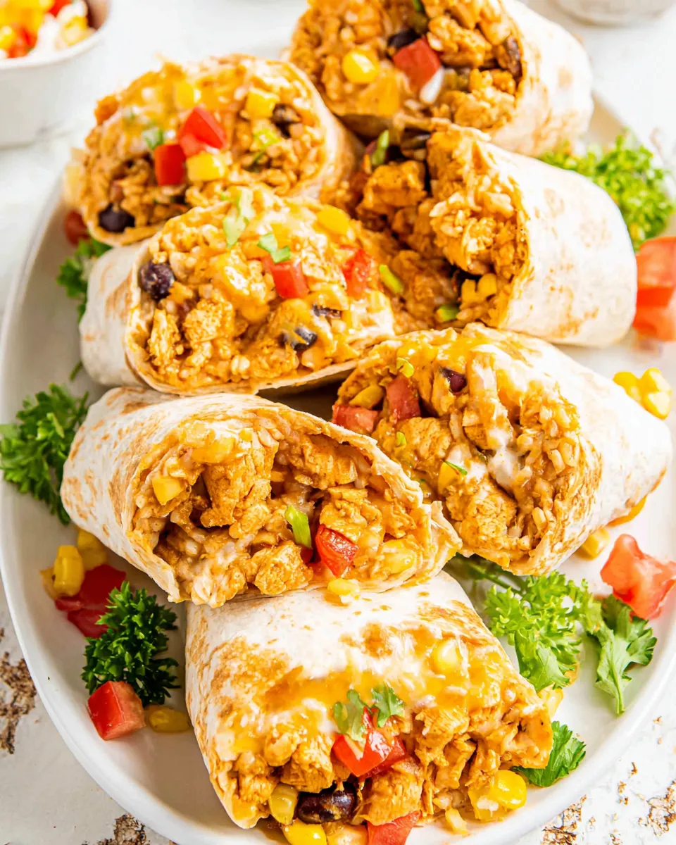 Classic Chicken Burritos image