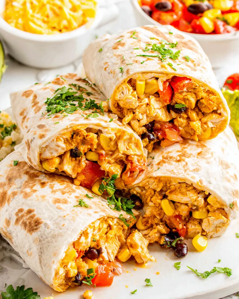 Delicious Chicken Burritos dish photo