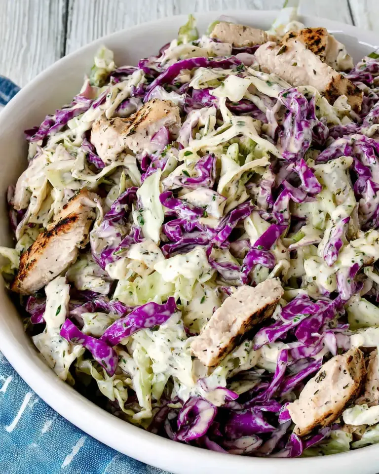 Homemade Chicken Cabbage Salad with Mustard recipe photo