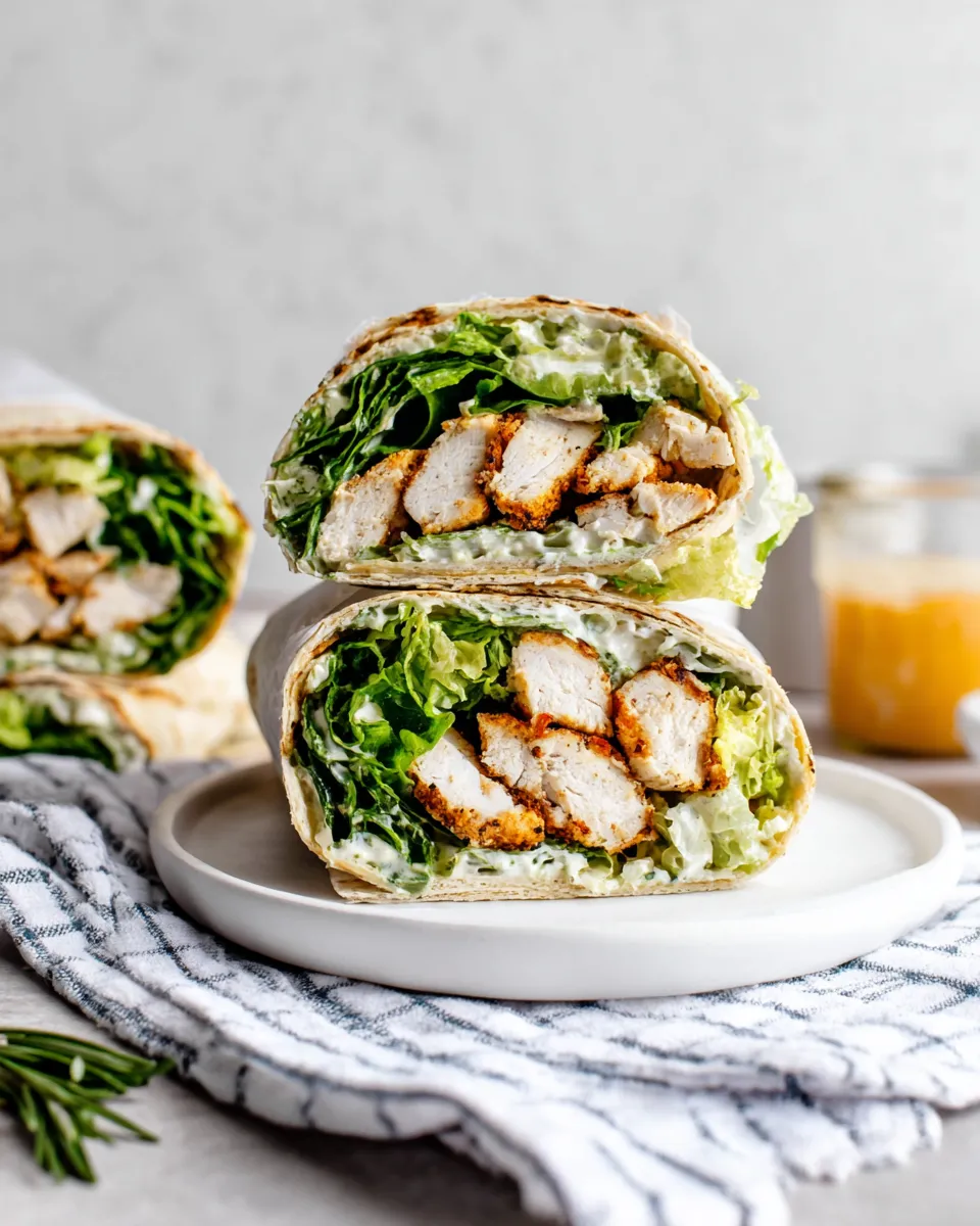 Classic Chicken Caesar Wrap image