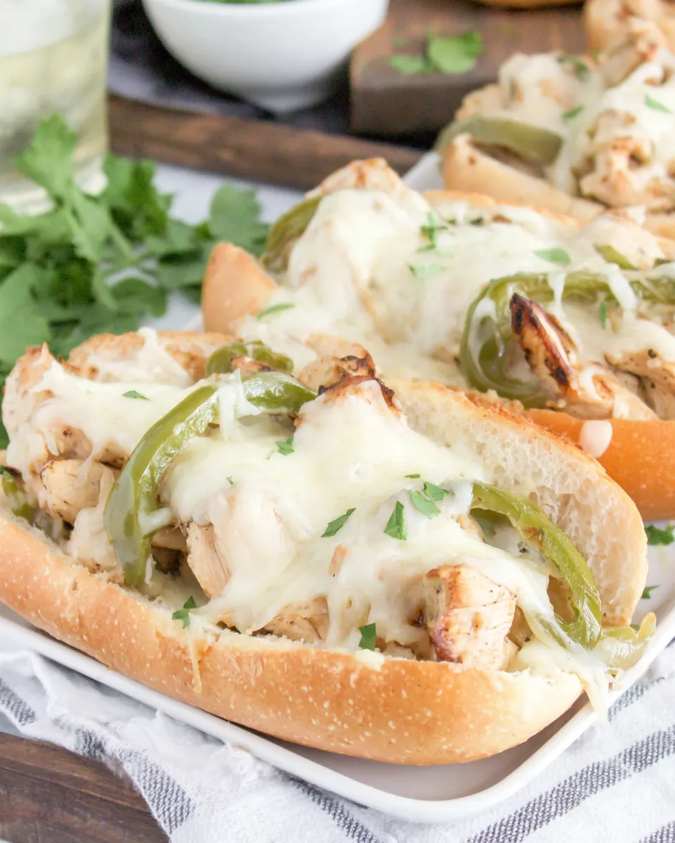 Homemade Chicken Cheesesteaks photo