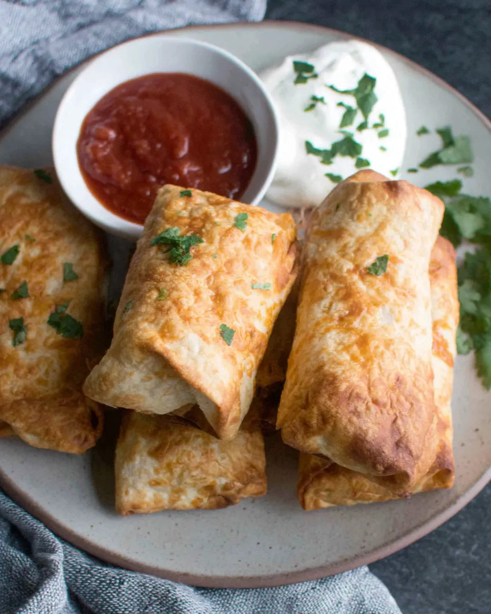 Homemade Chicken Chimichangas photo