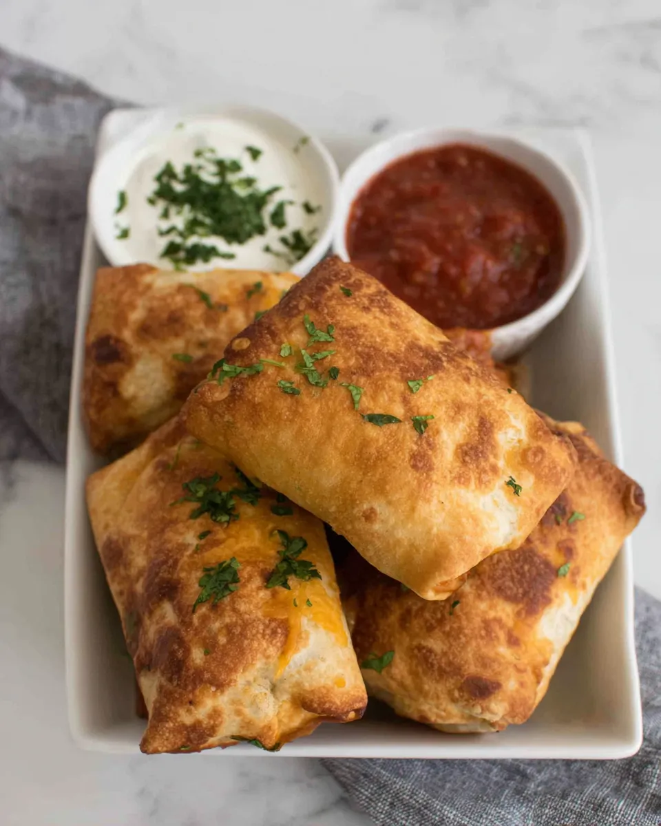 Classic Chicken Chimichangas dish photo