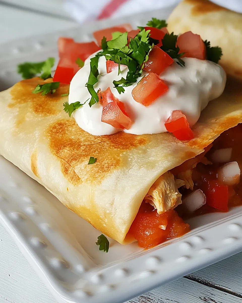 Classic Chicken Chimichangas Recipe image