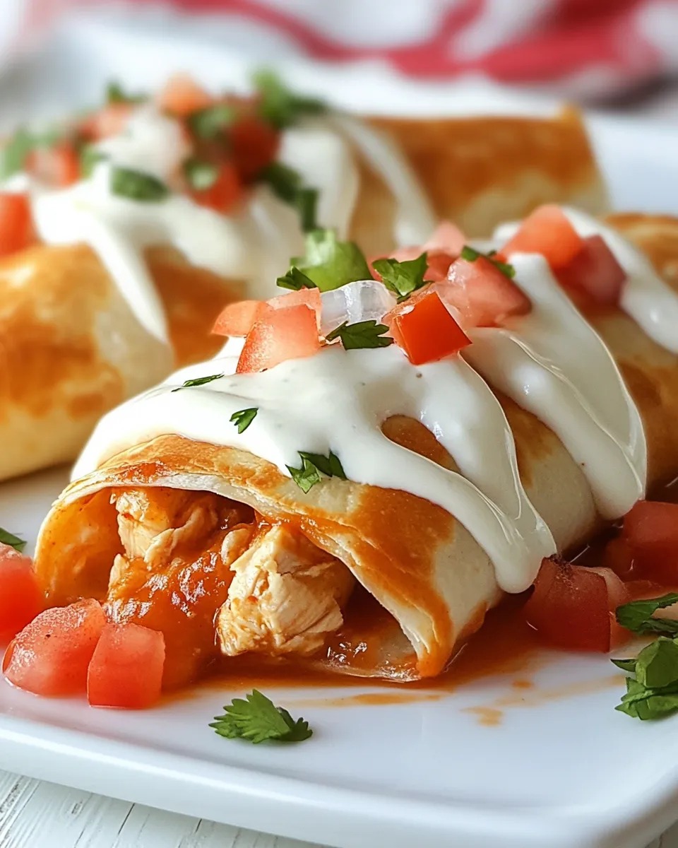 Easy Chicken Chimichangas Recipe picture