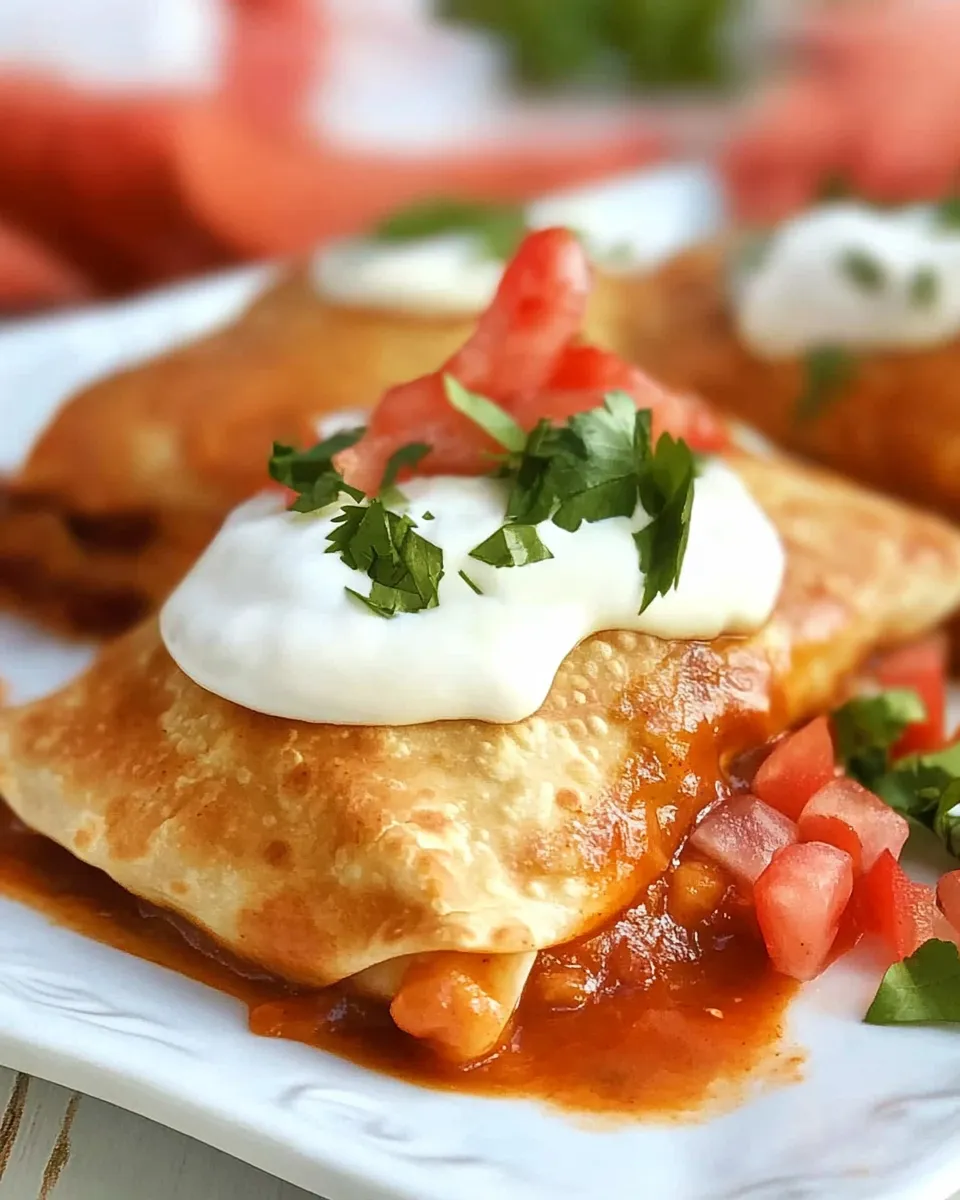 Delicious Chicken Chimichangas Recipe shot