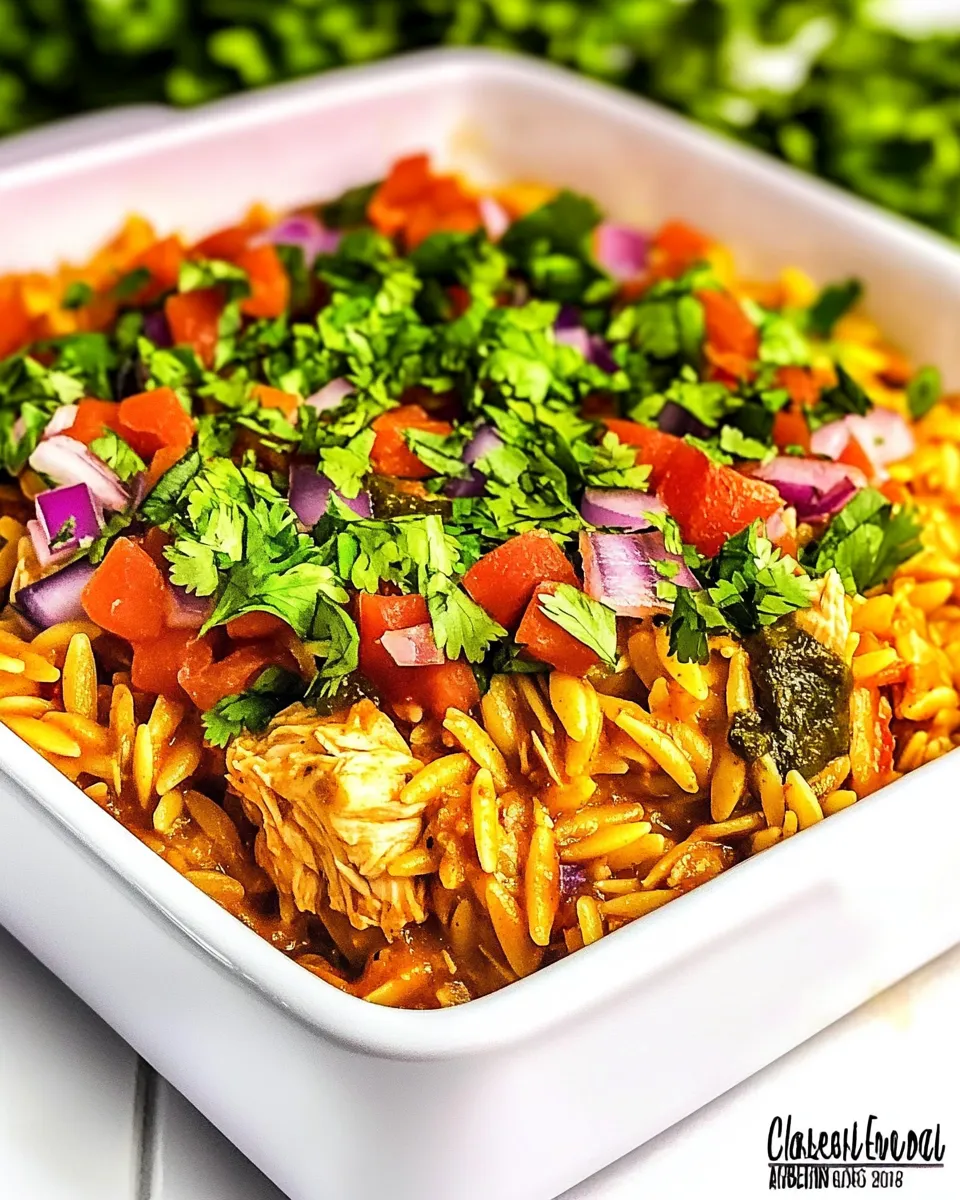 Classic Chicken Enchilada Orzo image