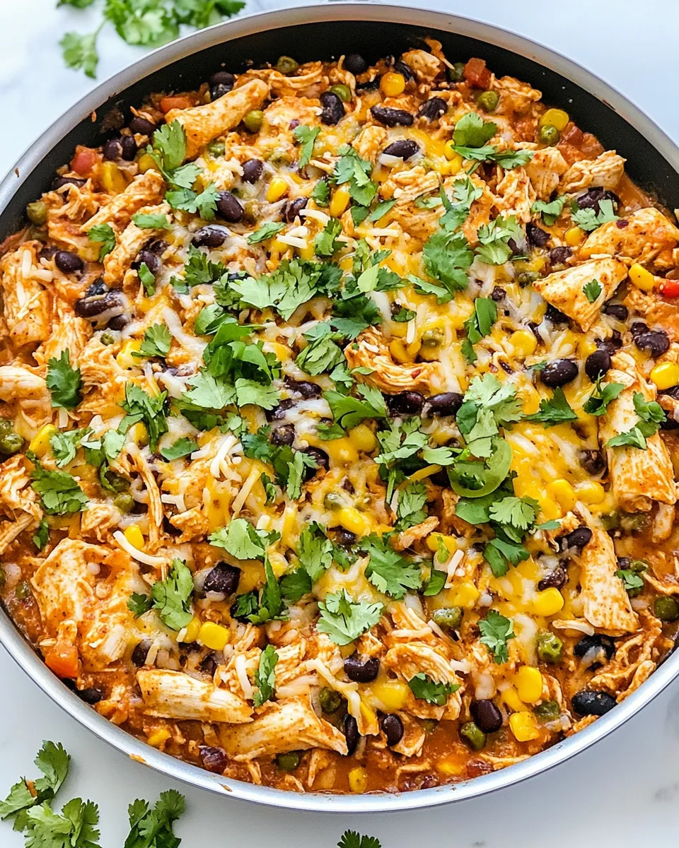 homemade Chicken Enchilada Skillet (20 min meal) photo