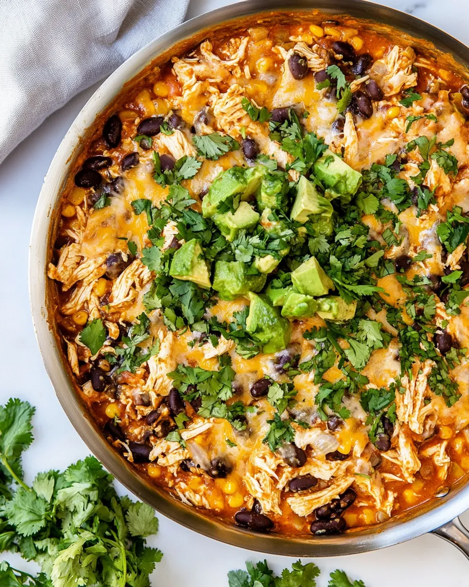 classic Chicken Enchilada Skillet (20 min meal) image