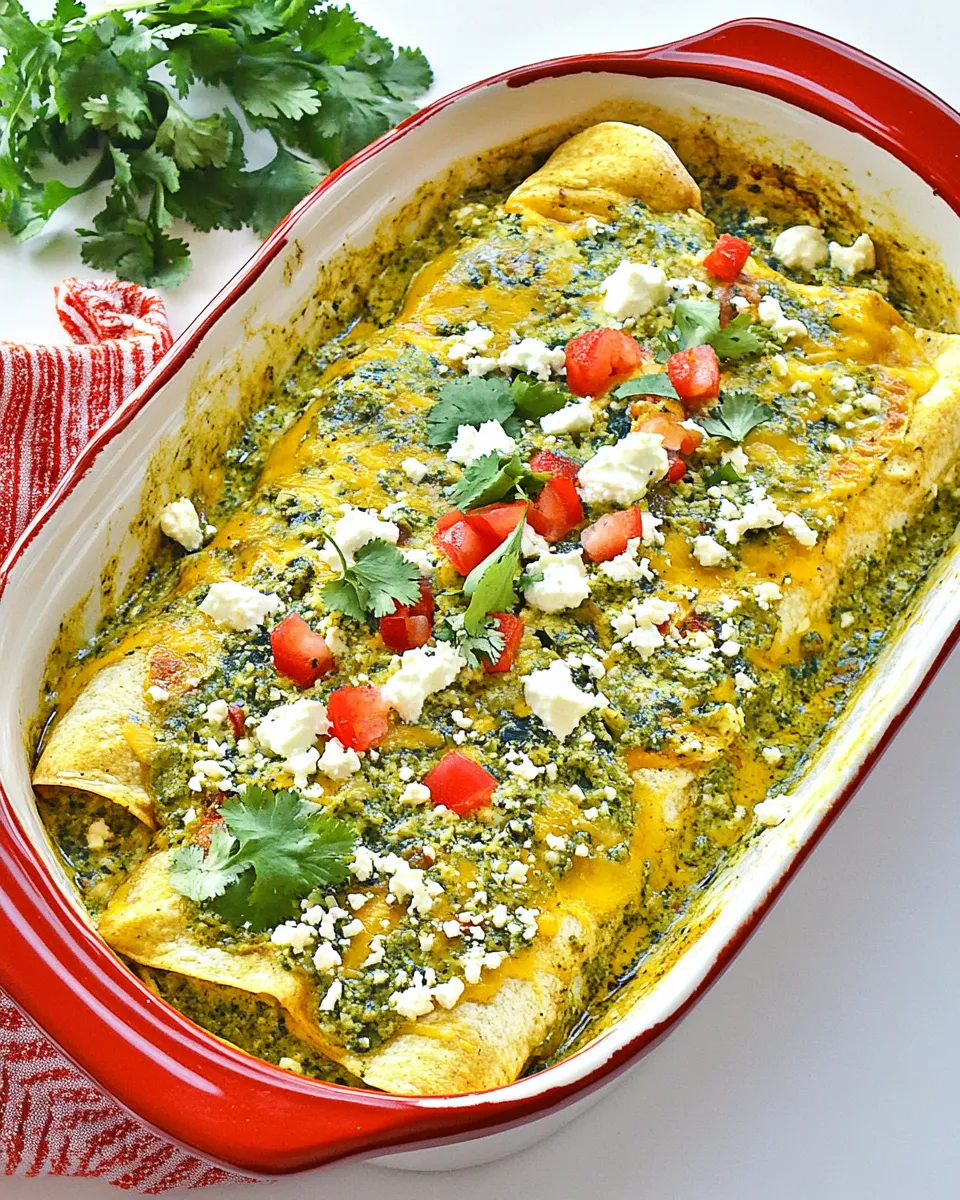 Classic Chicken Enchiladas with Verde Sauce image