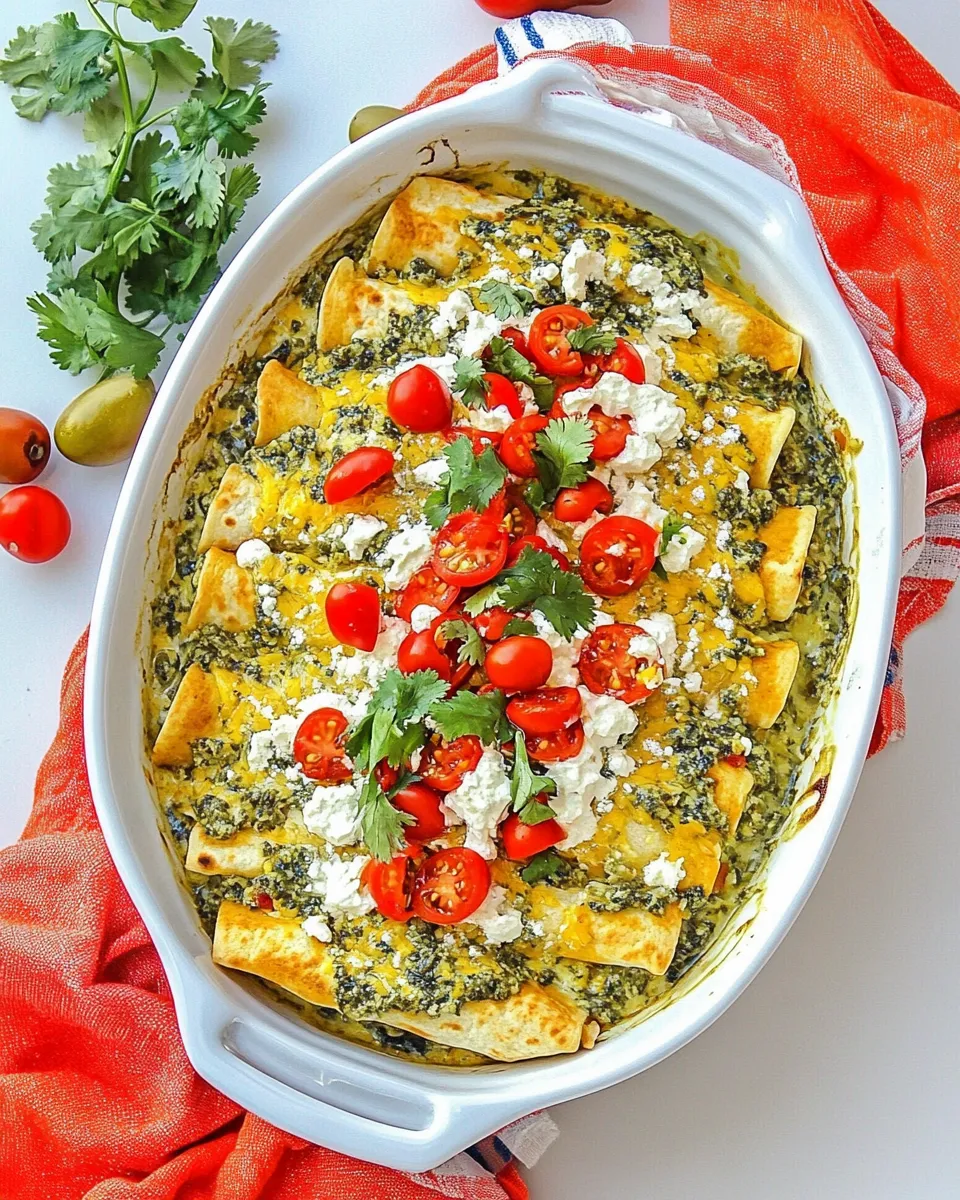 Easy Chicken Enchiladas with Verde Sauce recipe photo