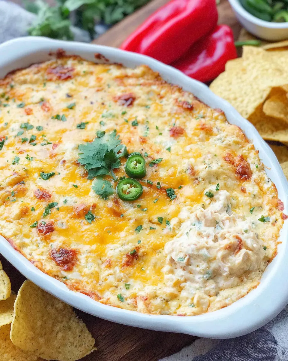 Delicious Chicken Fajita Dip plate image