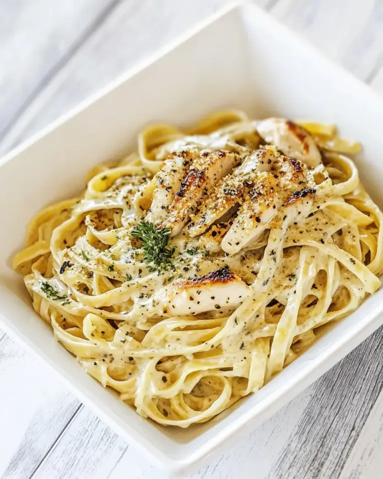 Homemade Chicken Fettuccine Alfredo photo