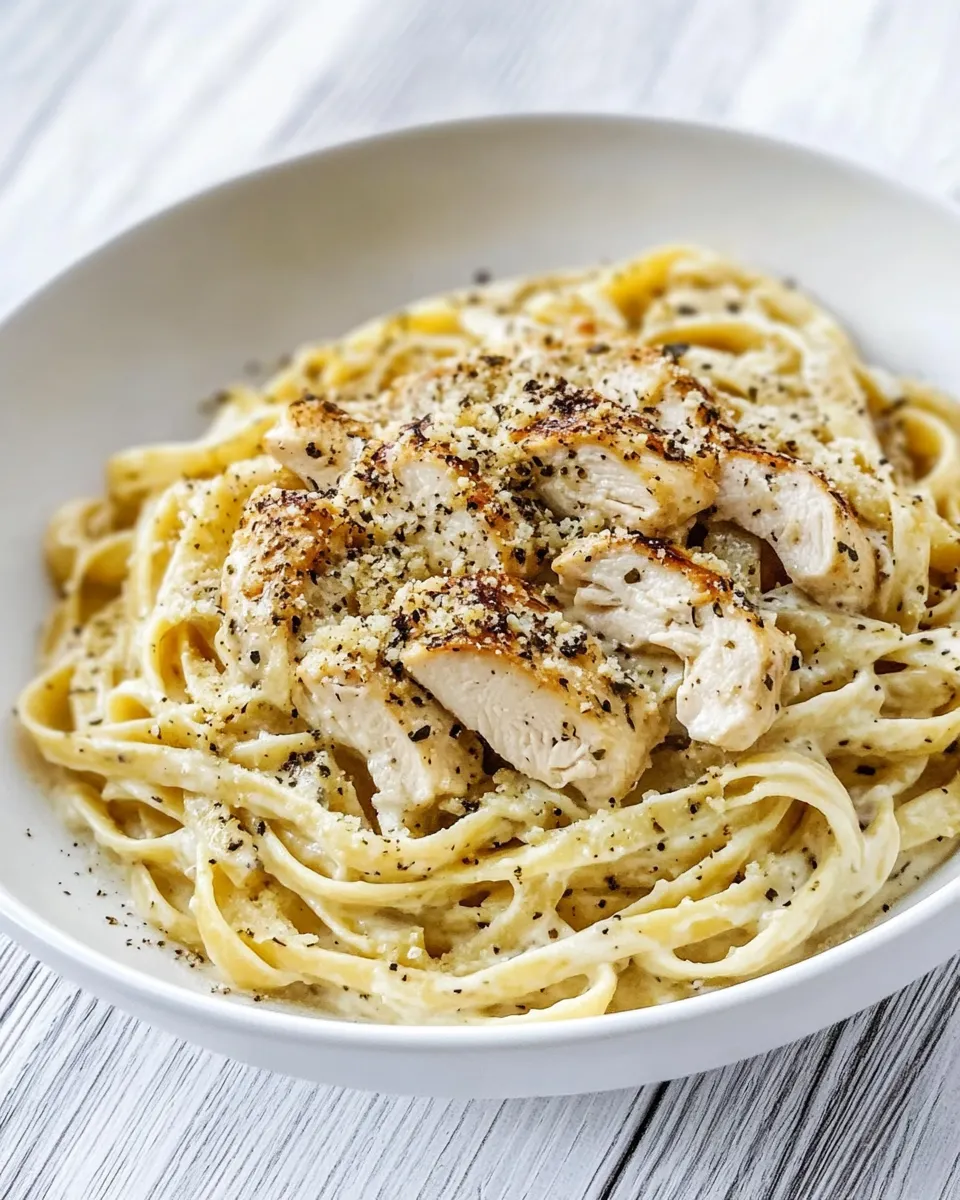 Easy Chicken Fettuccine Alfredo recipe photo