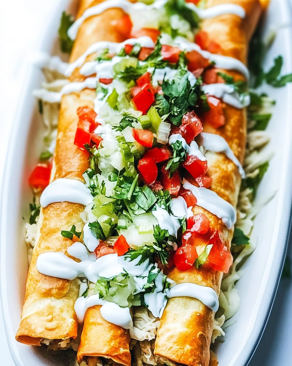 Classic Chicken Flautas image