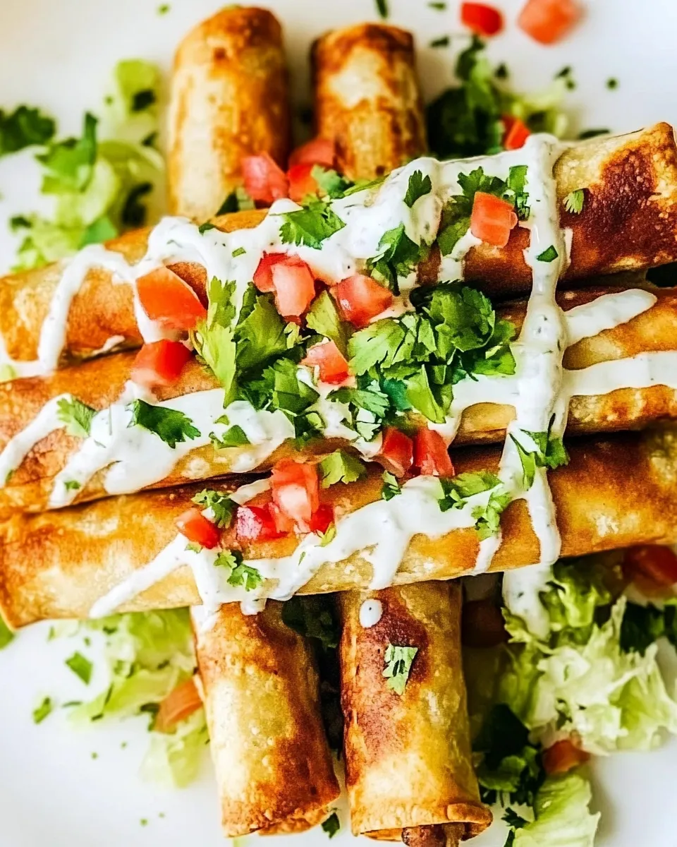 Easy Chicken Flautas recipe photo