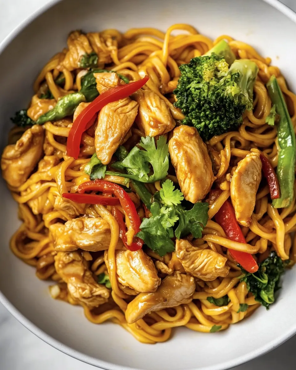 Homemade Chicken Hokkien Noodle Stir Fry photo