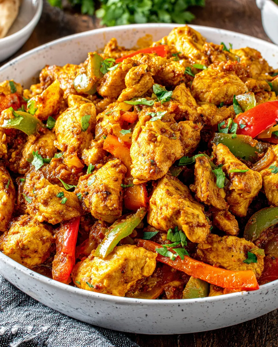 Homemade Chicken Jalfrezi recipe photo