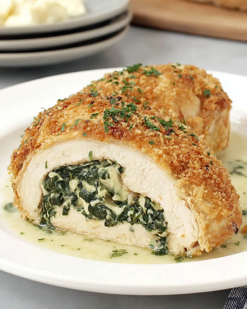 Quick Chicken Kiev food shot