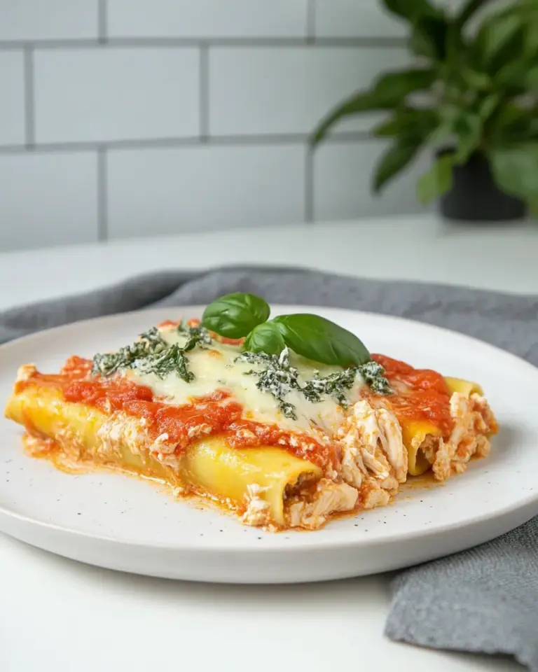 Homemade Chicken Manicotti photo