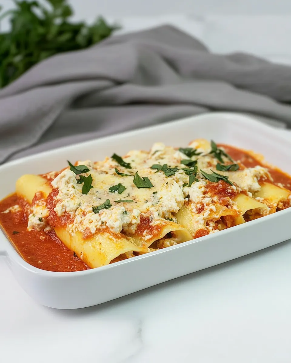 Classic Chicken Manicotti image