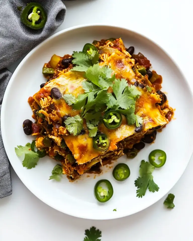 Homemade Chicken Mexican Lasagna photo