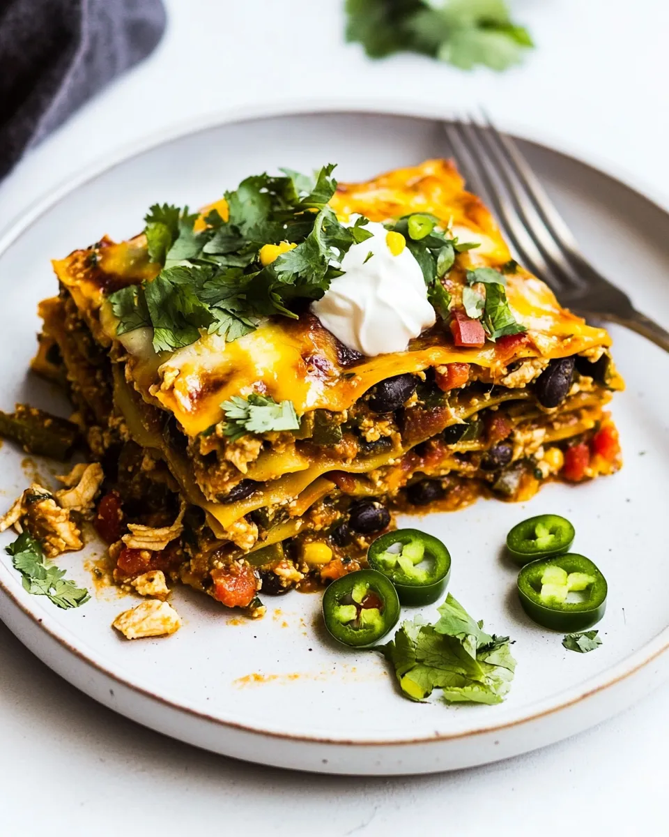 Classic Chicken Mexican Lasagna image