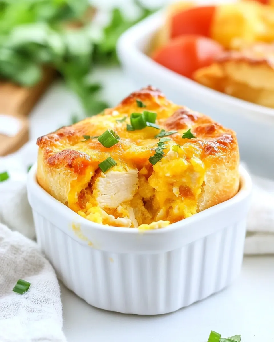 Classic Chicken Mini Breakfast Casserole image