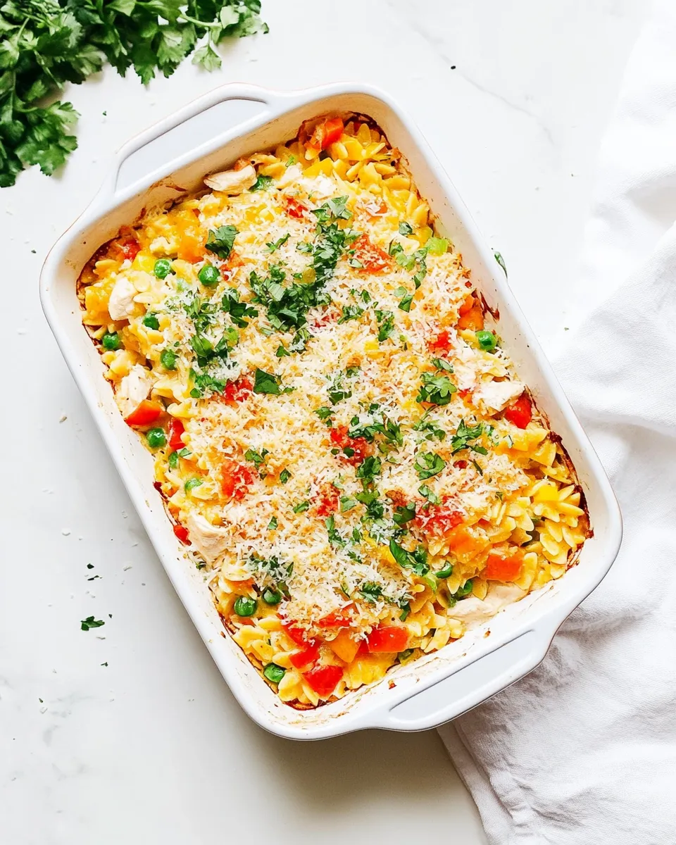 Classic Chicken Orzo Bake image