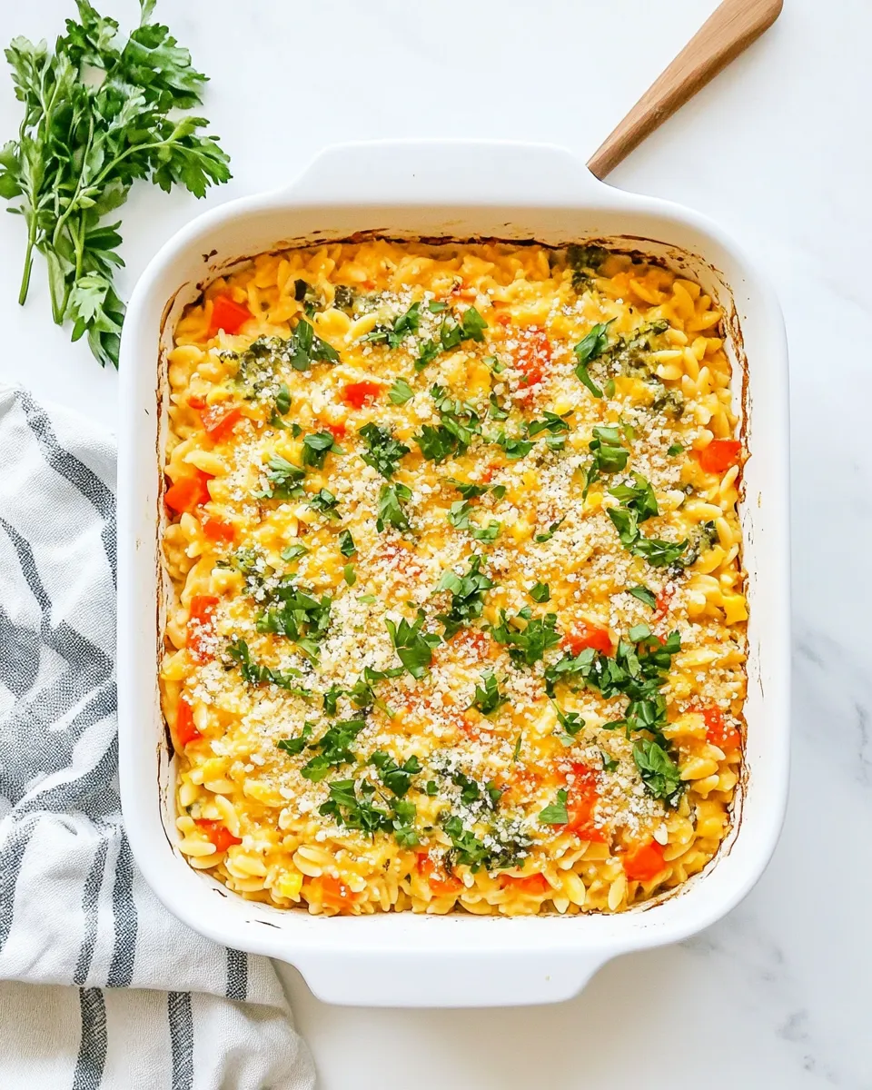 Easy Chicken Orzo Bake recipe photo