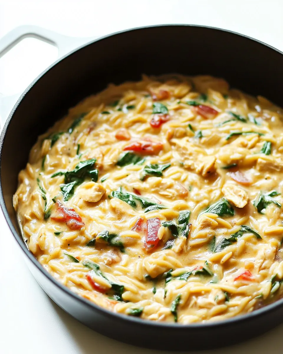 homemade Chicken Orzo Recipe (One Pot!) photo