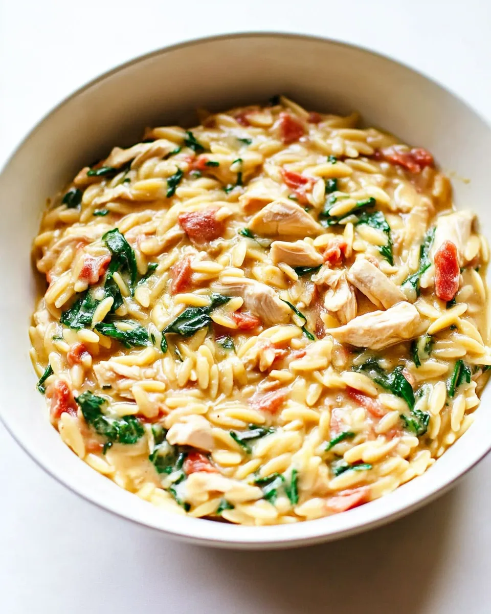 classic Chicken Orzo Recipe (One Pot!) image