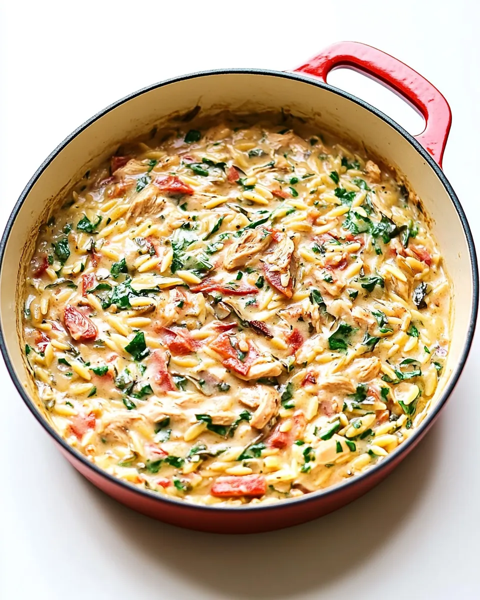 delicious Chicken Orzo Recipe (One Pot!) shot