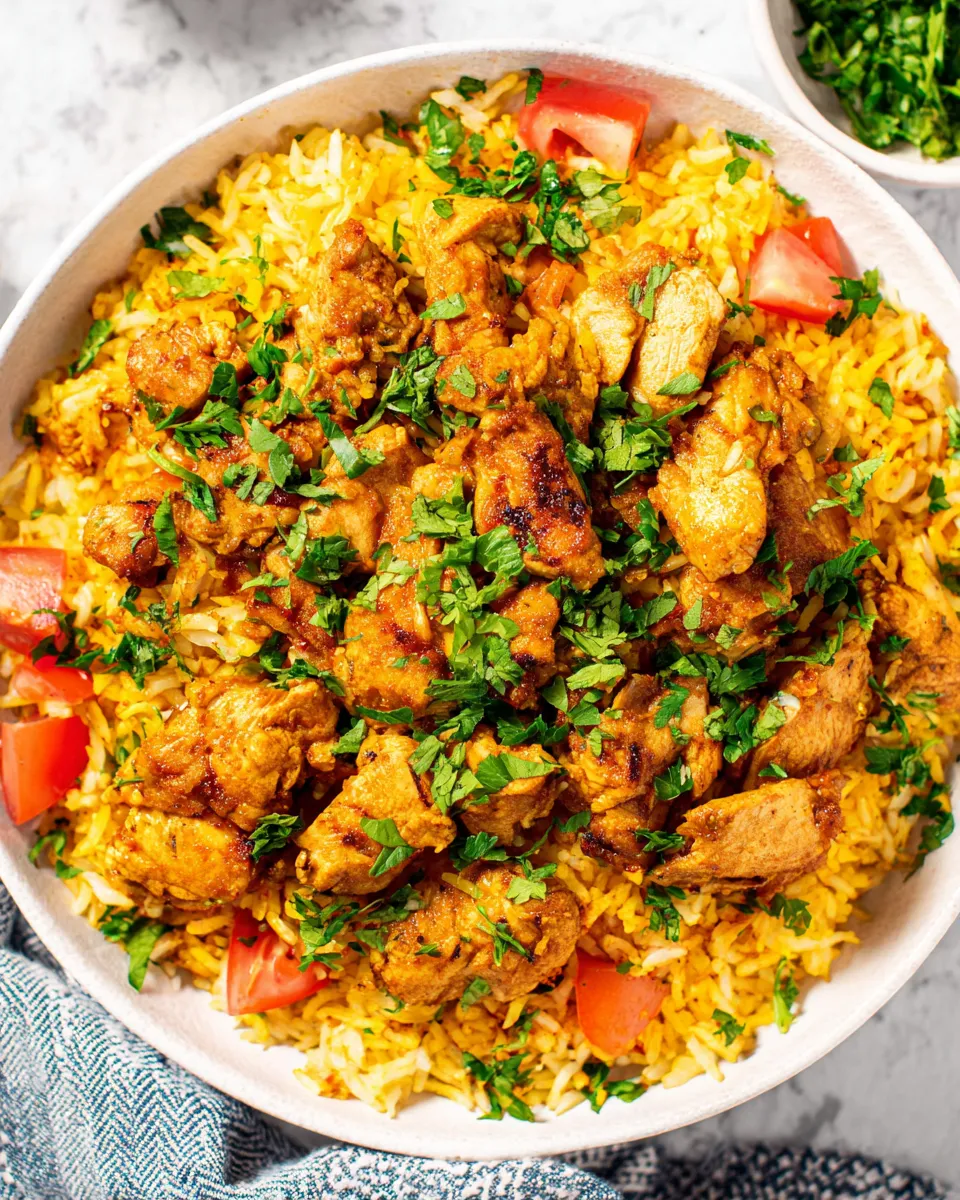 Classic Chicken Over Rice image