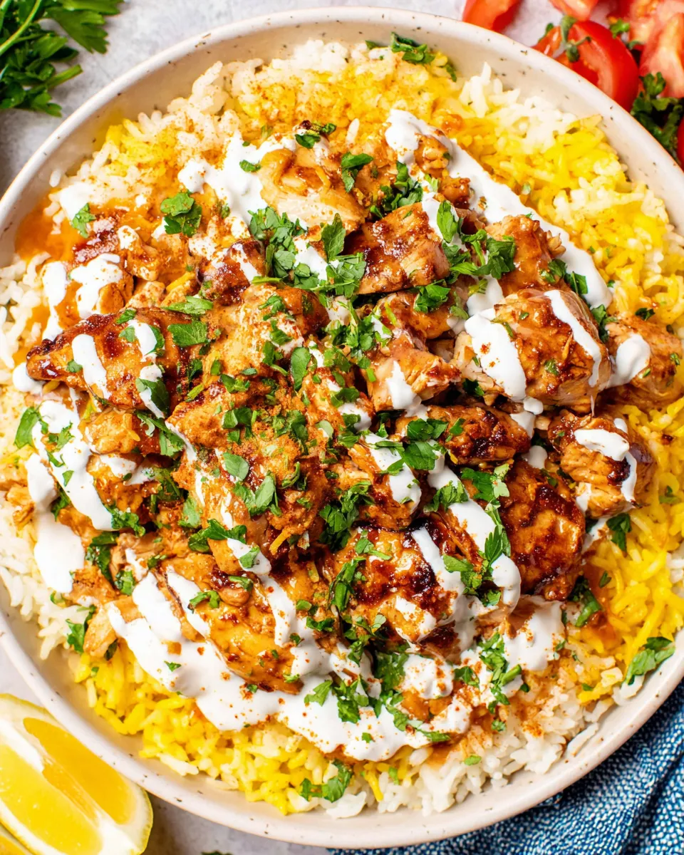 Easy Chicken Over Rice recipe image