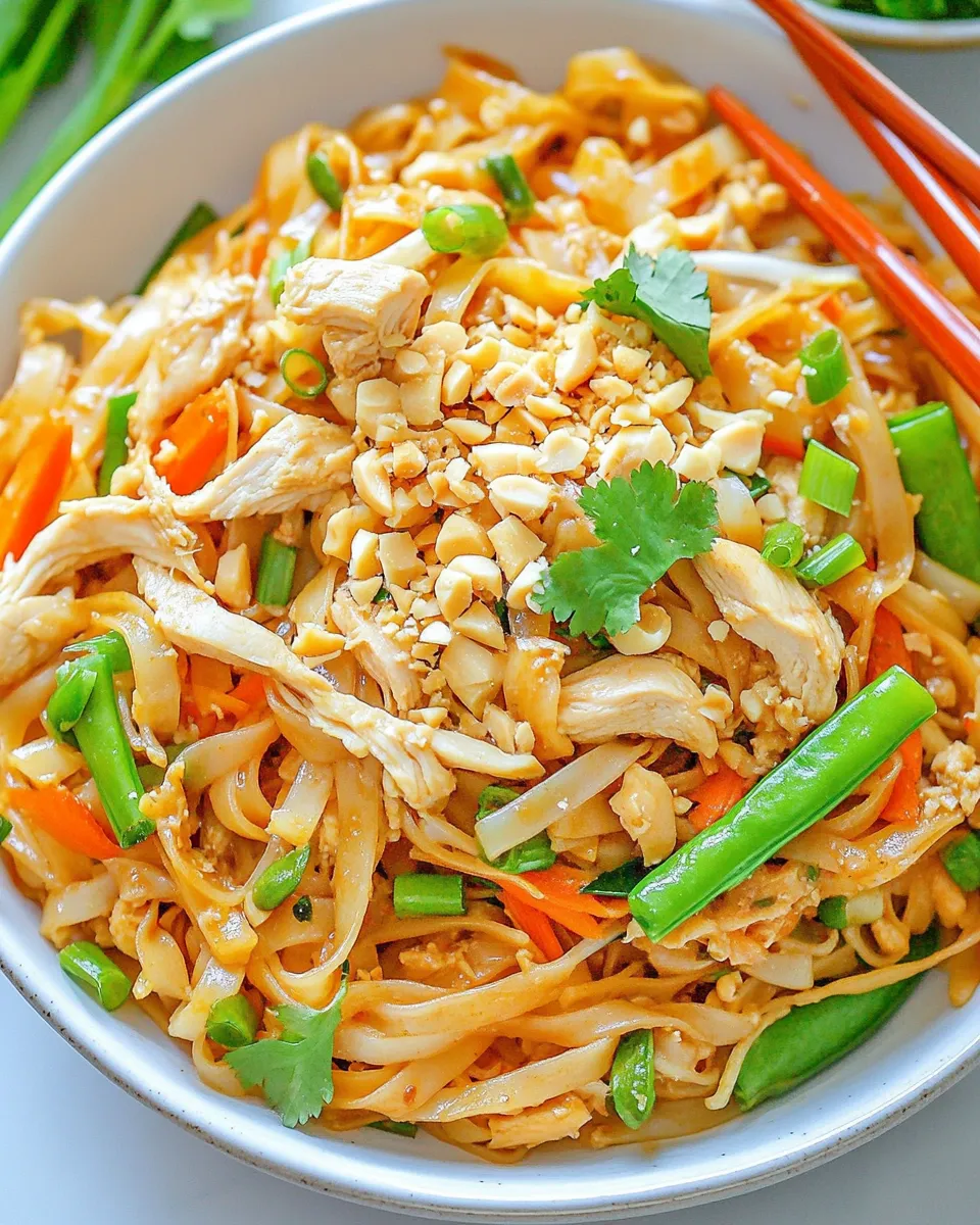 homemade Chicken Pad Thai photo