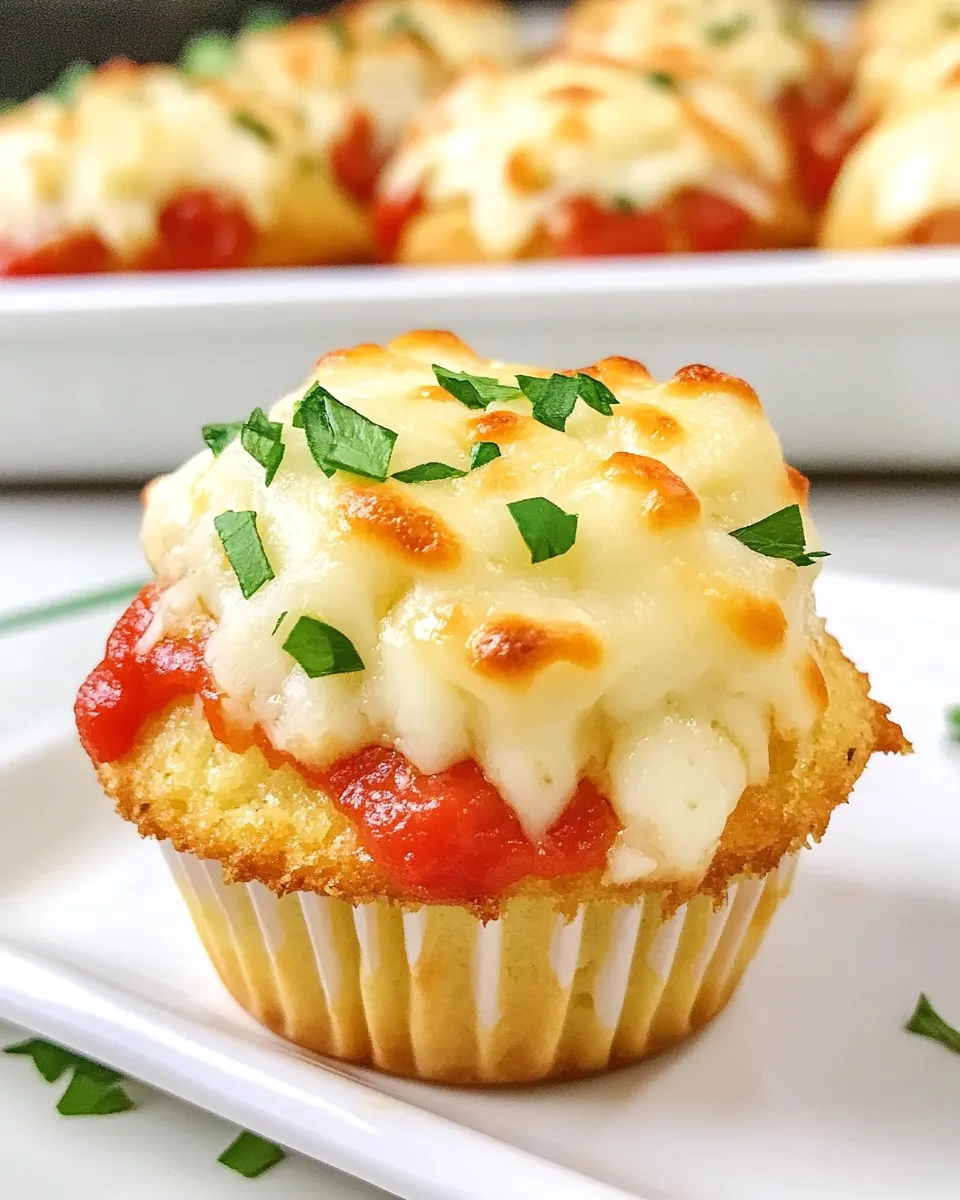 Classic Chicken Parmesan Cupcakes recipe image