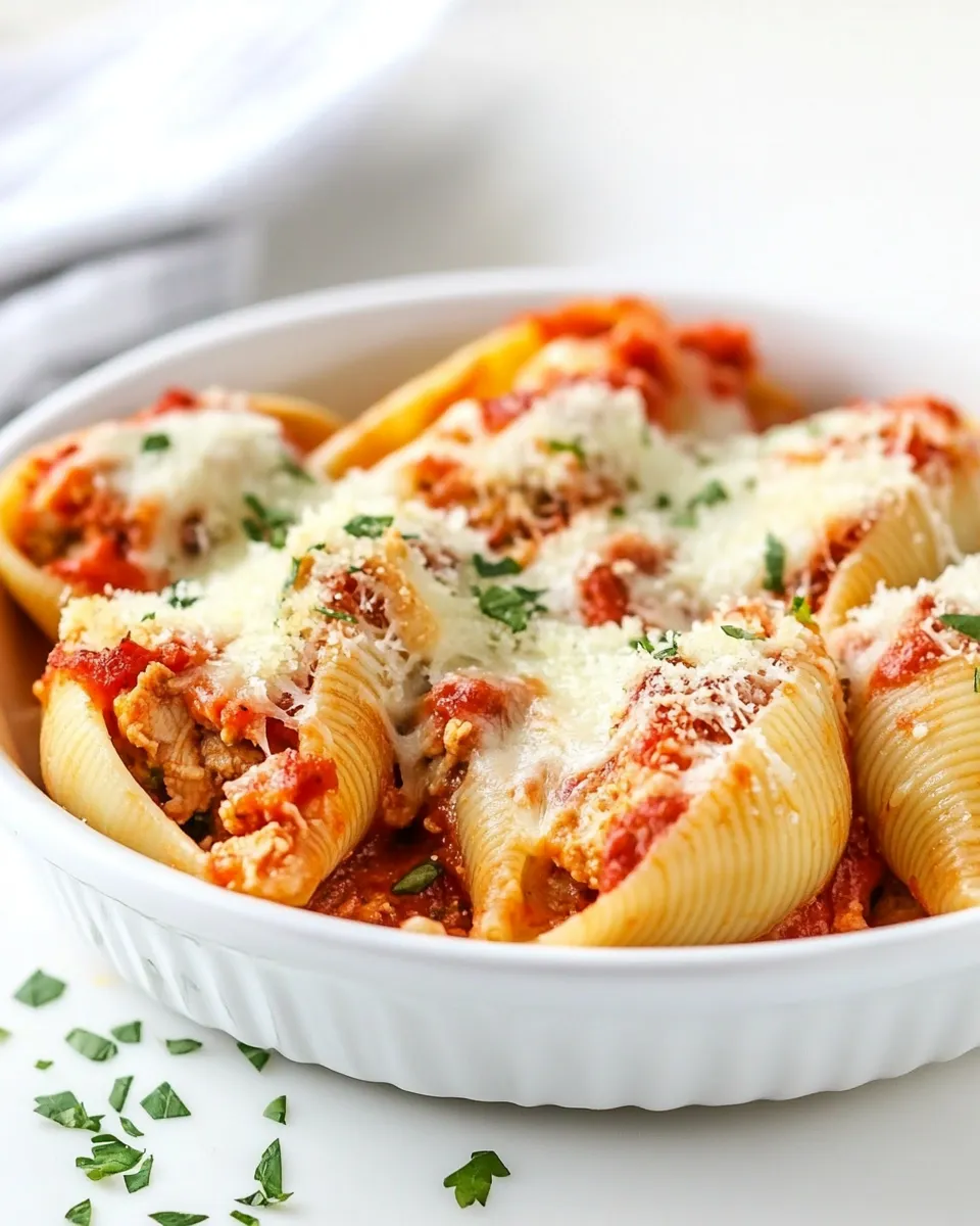 classic Chicken Parmesan Stuffed Shells image