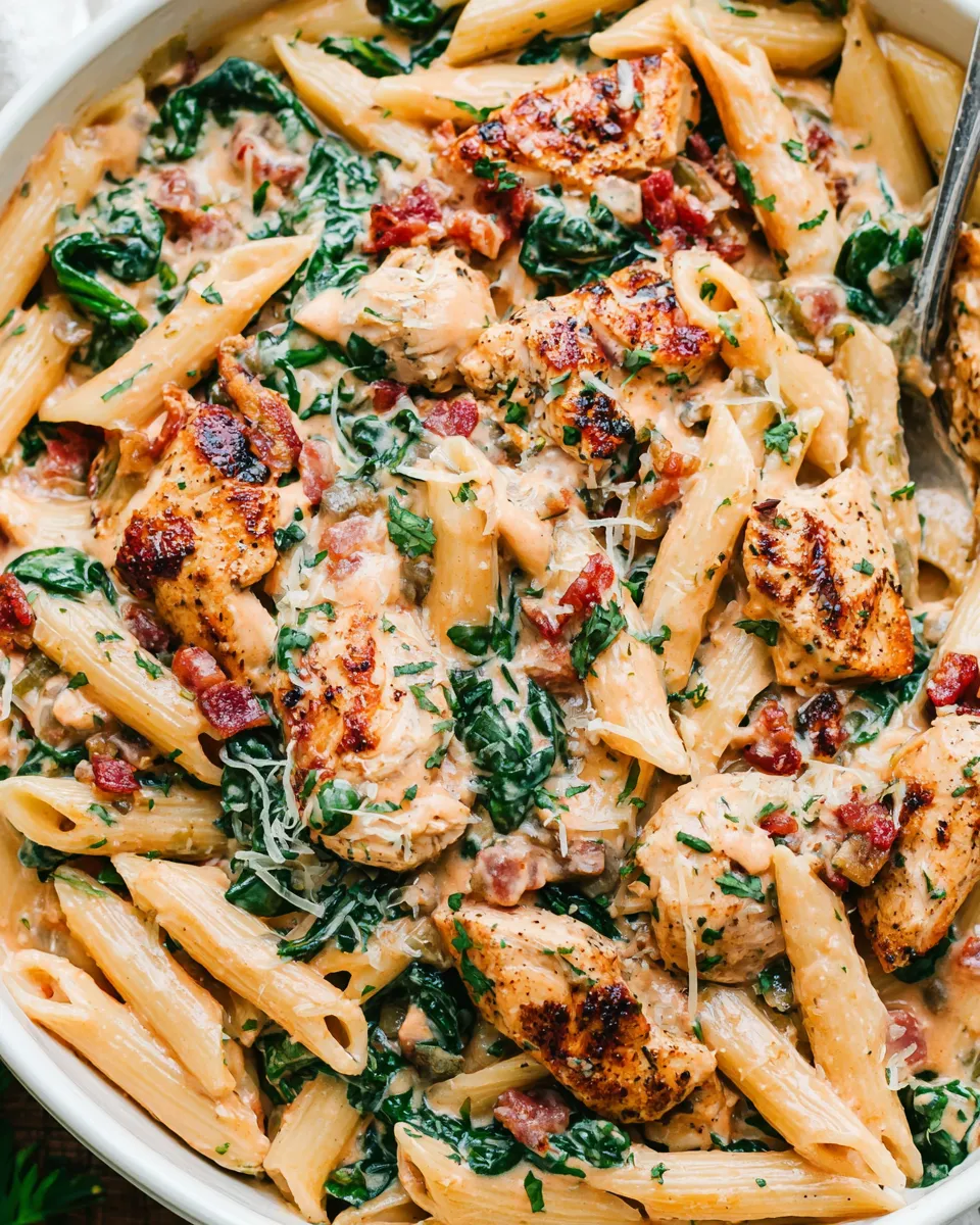 Classic Chicken Penne Pasta dish photo