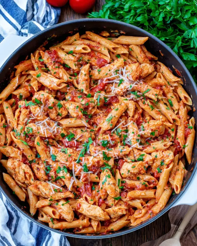 Homemade Chicken Penne Pasta (30 minute meal) recipe photo