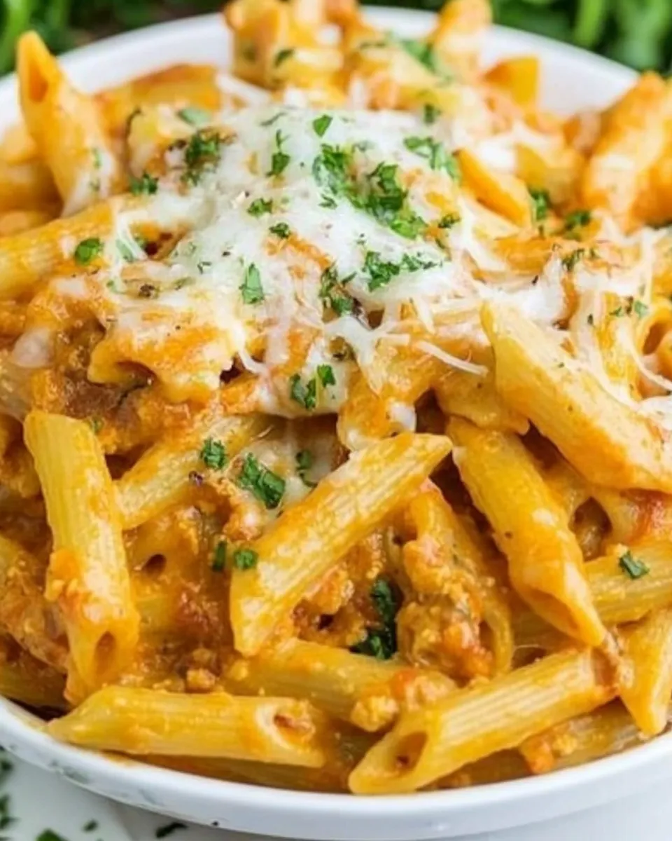 delicious Chicken Penne with Sun-Dried Tomato Sauce dish photo