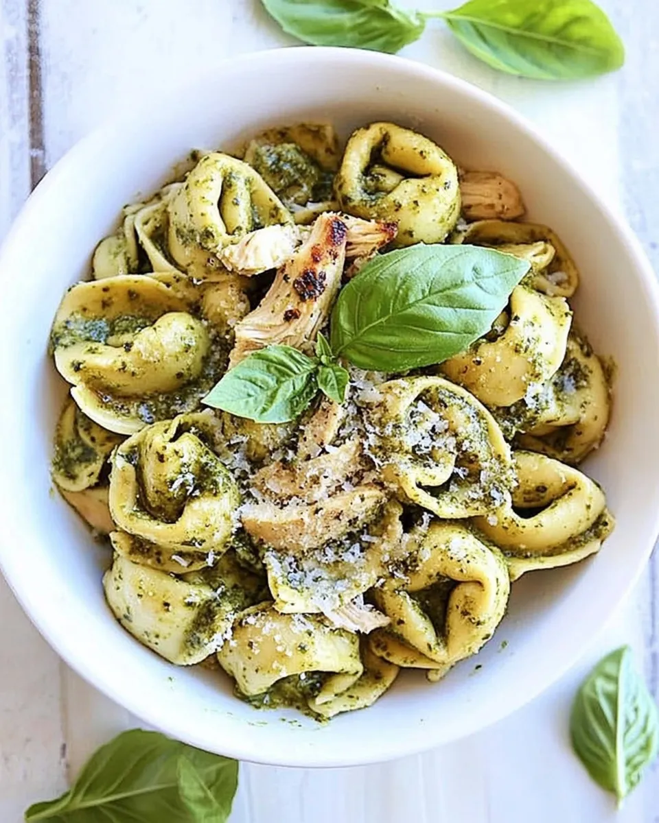 Classic Chicken Pesto Tortellini image