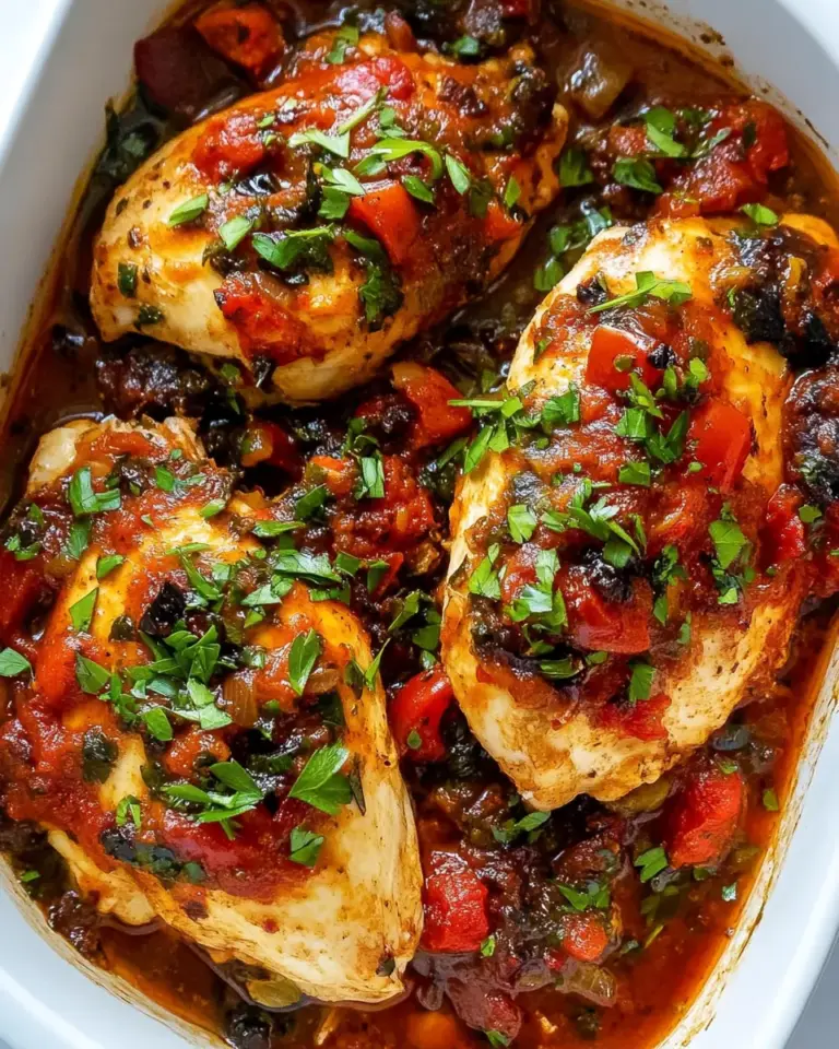 Homemade Chicken Puttanesca photo