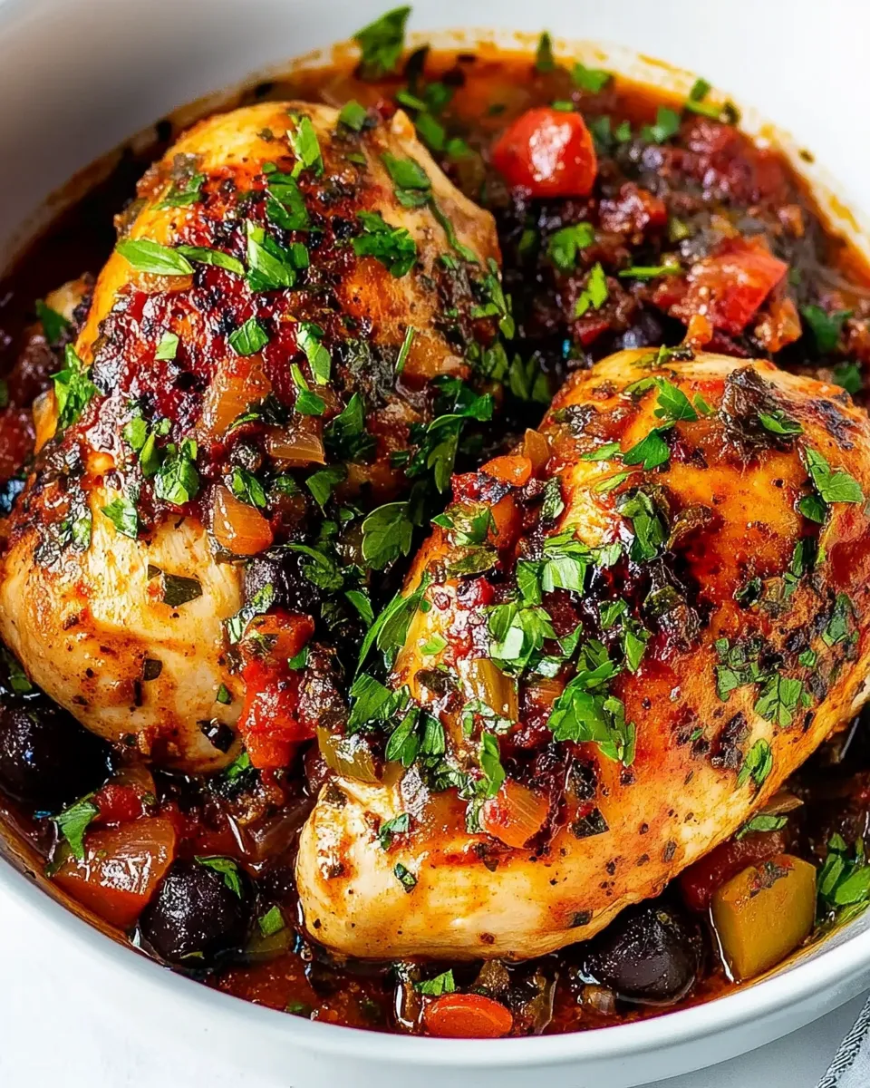Classic Chicken Puttanesca image
