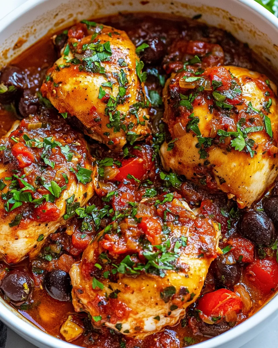Easy Chicken Puttanesca recipe photo