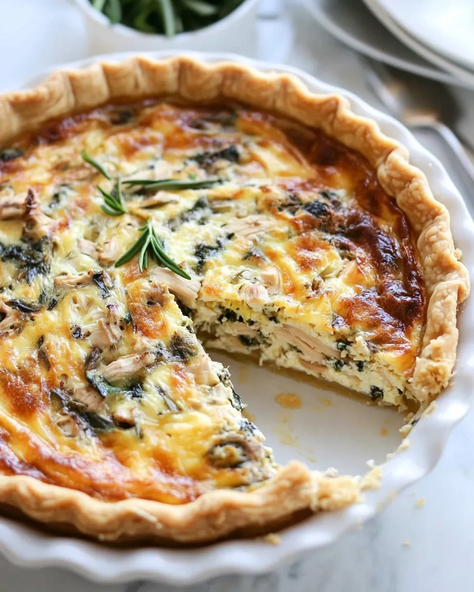 Easy Chicken Quiche recipe photo